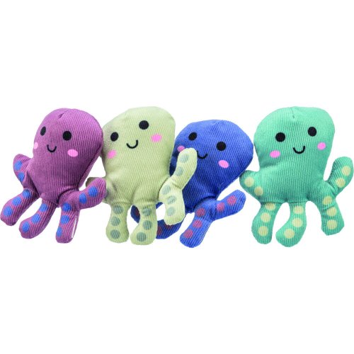 Іграшка Trixie для котів Восьминіг плюш з котячою м ятою 10 см - 1 шт