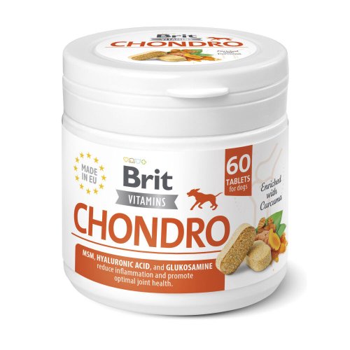 Вітаміни Brit Vitamins Chondro для собак для суглобів - 60 таб