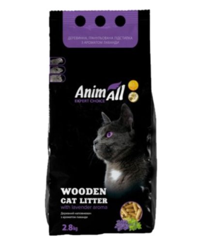Наповнювач Animall Деревинний з ароматом лаванди - 2.8 кг