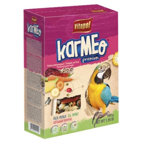 Корм Vitapol Вітапул KARMEO для папуг велики - 900 г