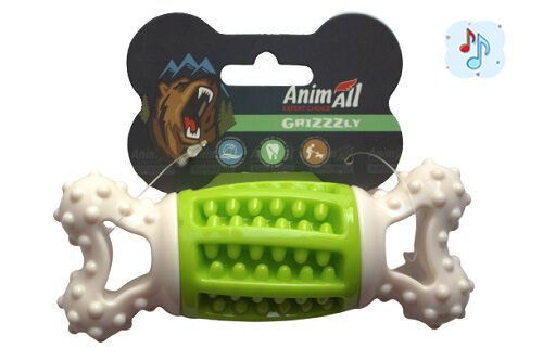Іграшка для собак Animall GriZzly кістка-зубочистка - Зелений