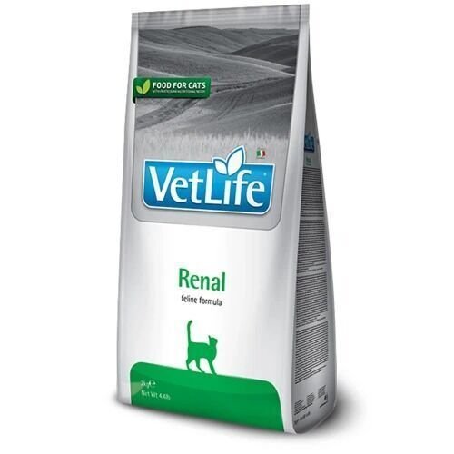 Сухий корм Farmina Cat Vet Life Renal для котів підтримки функції нирок - 2 кг