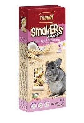 Ласощі Vitapol Вітапул колба для шиншил кокос 100 г - 2 шт