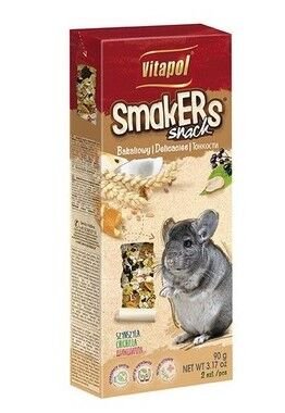 Ласощі Vitapol Вітапул колба для шиншил фрукти+горіх 100 г - 2 шт