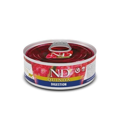 Вологий корм Farmina Cat N&D DIGESTION LAMB & FENNEL ADULT для котів порушеня травлення з ягням та кіноа - 80 г