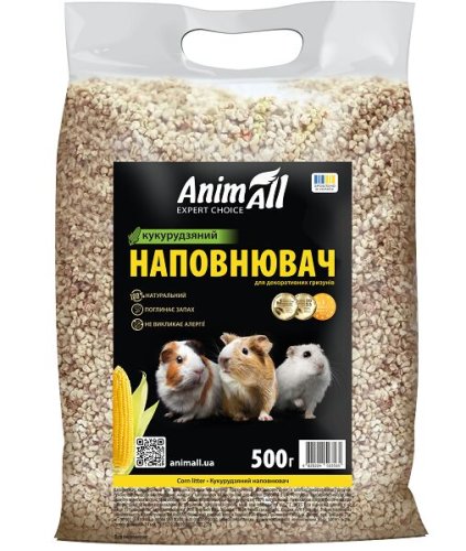 Наповнювач Animall Кукурудзяний для гризунів - 500 г