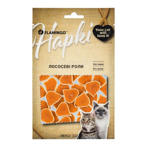 Ласощі Flamingo Cat Лососеві роли для котів - 50 г