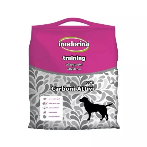 Пелюшки Indorina Training Pads Carboni - з активованим вугіллям 60х90 см - 40 шт