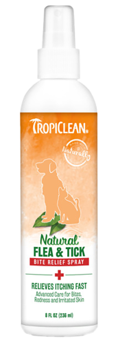 Спрей TropiClean Flea&Tick "Заспокійливий'' проти подразнення від укусів бліх і кліщів для собак і котів - 236 мл
