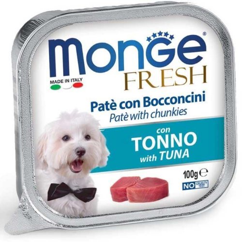 Вологий корм Monge Dog FRESH для собак з тунцем - 100 г