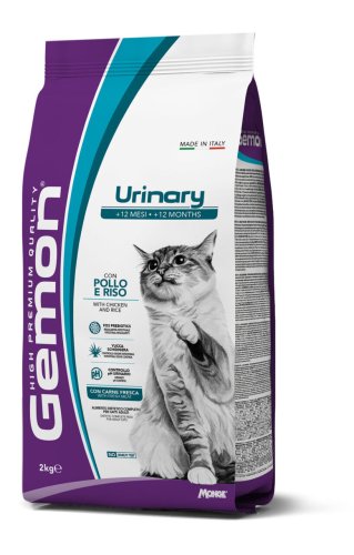 Сухий корм Gemon Cat Urinary для котів курка з рисом - 2 кг