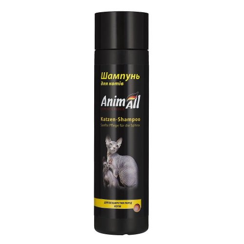 Шампунь AnimAll для Безшерстих порід котів - 250 мл