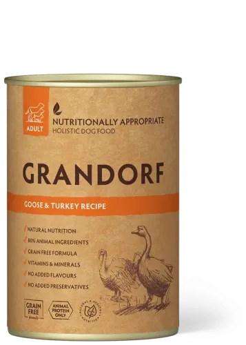 Вологий корм Grandorf Dog Veal & Turkey Adult для собак з телятиною та індичкою - 400 г