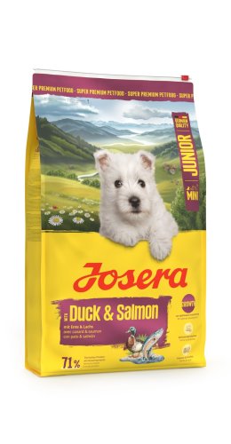 Сухий корм Josera Mini Junior Duck & Salmon для цуценят міні порід Качка Лосось - 10 кг