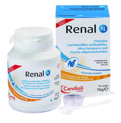 Candioli Кандіолі Ренал N порошок при азотемії для собак та котів - 70 г