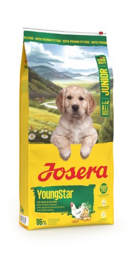 Сухий корм Josera All Sizes Junior Young Star з птицею для цуценят від 8 тижнів - 12.5 кг