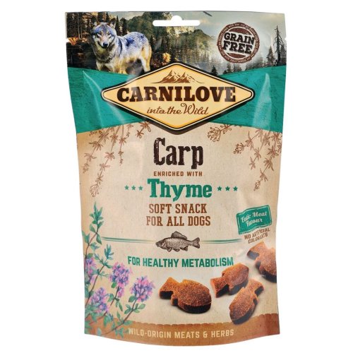 Ласощі Carnilove Dog Semi Moist для собак, короп та чебрець - 200 г
