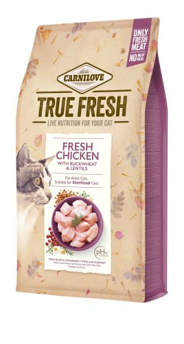 Сухий корм Carnilove True Fresh Cat для для дорослих котів з куркою - 1.8 кг