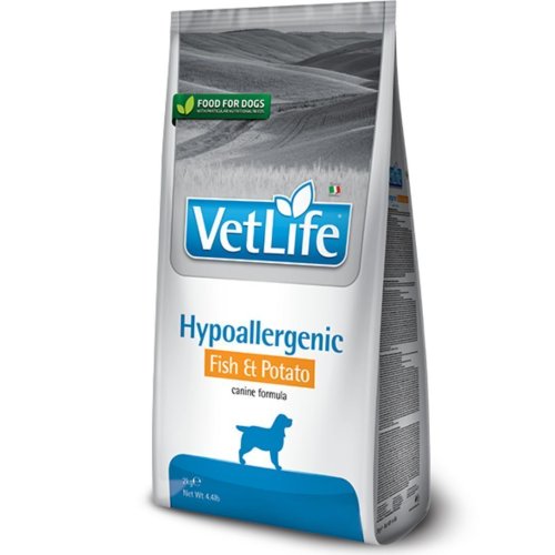 Сухий корм Farmina Dog Vet Life Hypoallergenic Fish & Potato для собак при харчовій алергії - 12 кг