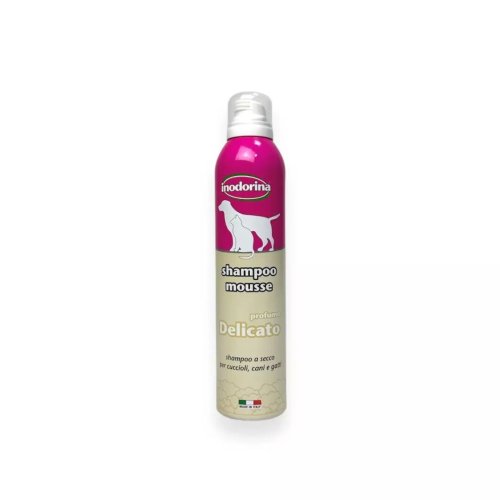 Шампунь-мус Indorina Shampoo Mousse DeliCato для собак та котів з ніжним ароматом - 300 мл